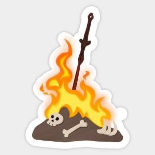 Bonfire Sticker